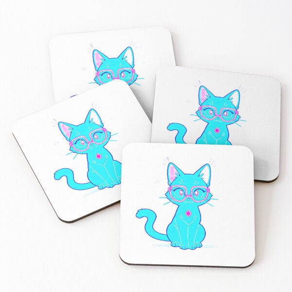 Item preview, Neon Cyberpunk Cat – Kawaii Holographic Vibes designed and sold by CreaVox.