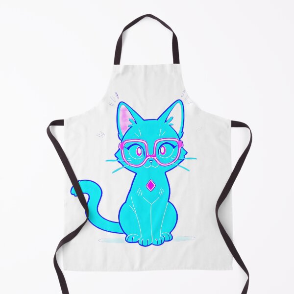 Item preview, Neon Cyberpunk Cat – Kawaii Holographic Vibes designed and sold by CreaVox.