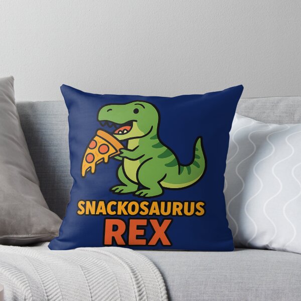 Item preview, Snackosaurus Rex – Funny Pizza Dinosaur Cartoon designed and sold by Orca Chuckle Studios.
