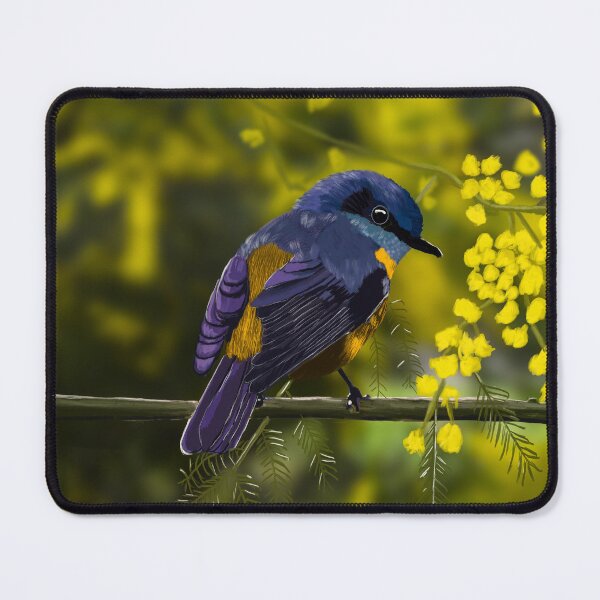 Item preview, Eastern Yellow Robin designed and sold by Yorkshire Gum Art Studio.