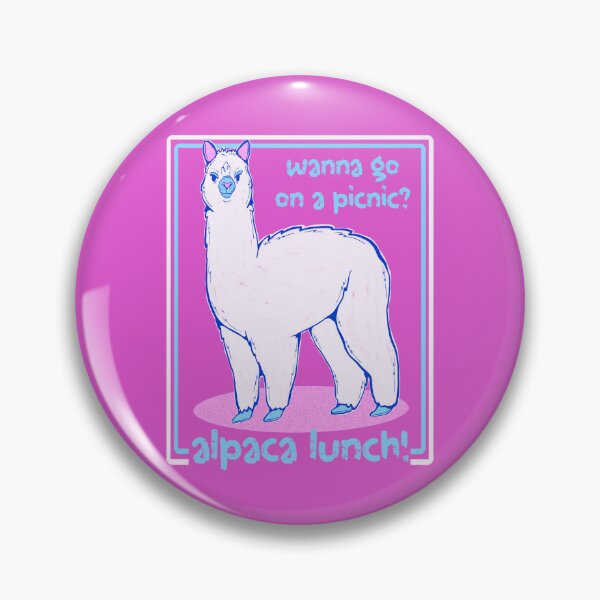 Artikelvorschau, Lust auf ein Picknick? Alpaka-Mittagessen! - Alpaka-Meme entworfen und verkauft von crestfallenmermaid.