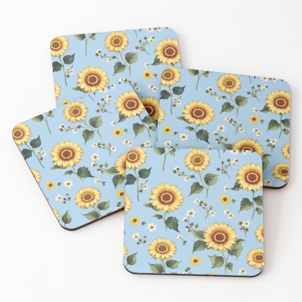 Item preview, Vintage style  sunflowers designed and sold by Nice-patterns.