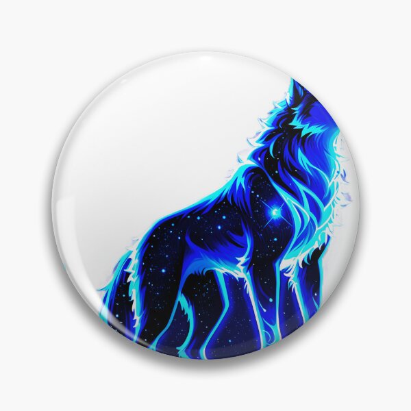 Item preview, Majestic Galaxy Wolf – Cosmic Energy Spirit designed and sold by CreaVox.