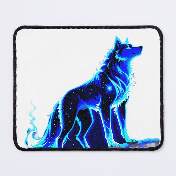 Item preview, Majestic Galaxy Wolf – Cosmic Energy Spirit designed and sold by CreaVox.