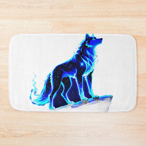 Item preview, Majestic Galaxy Wolf – Cosmic Energy Spirit designed and sold by CreaVox.