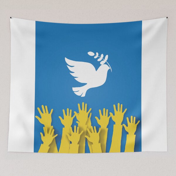 Item preview, White dove carrying an olive branch designed and sold by langebleu.