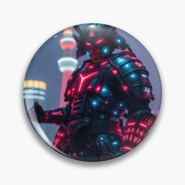 Item preview, Cyber Ronin – Futuristic Samurai Warrior Art designed and sold by AlexDeko.