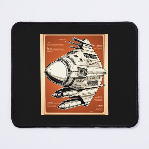 Item preview,  Retro movie poster 60's sci fi space comet alien spaceship designed and sold by erozzz.