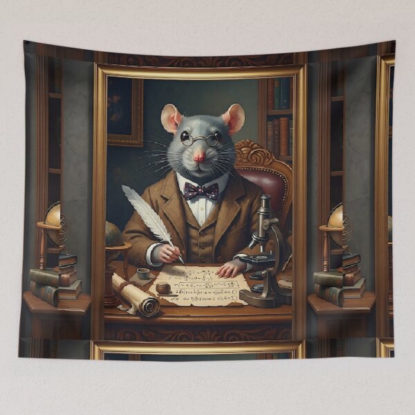 Item preview, The master and the rat professor signs his memoirs with the cat designed and sold by jotcar.