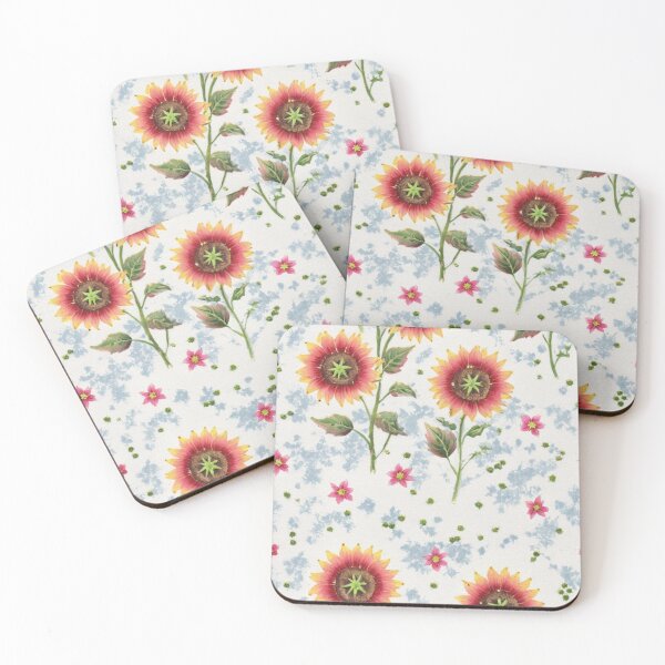 Item preview, Vintage style  sunflowers designed and sold by Nice-patterns.
