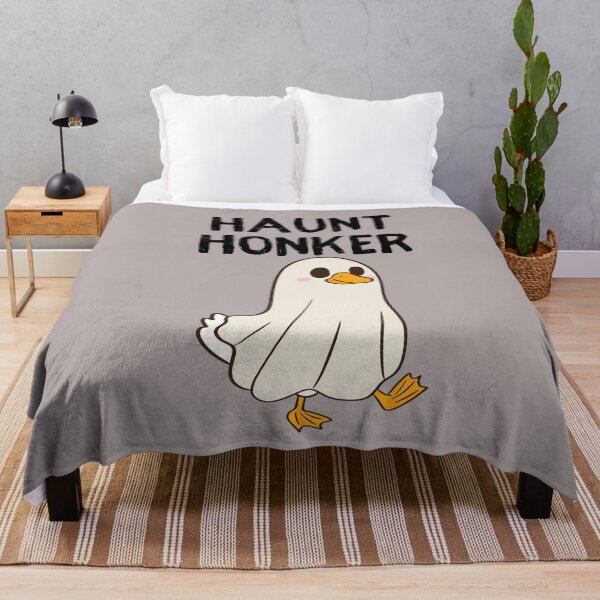 Item preview, Haunt Honker – Funny Duck Ghost Halloween Pun designed and sold by Coaster Culture Industries.