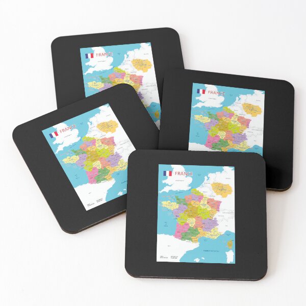 Item preview, Administrative Map Of France (1) designed and sold by kosers.