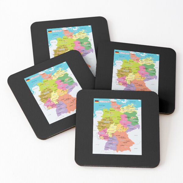 Item preview, Administrative Map Of Germany designed and sold by kosers.
