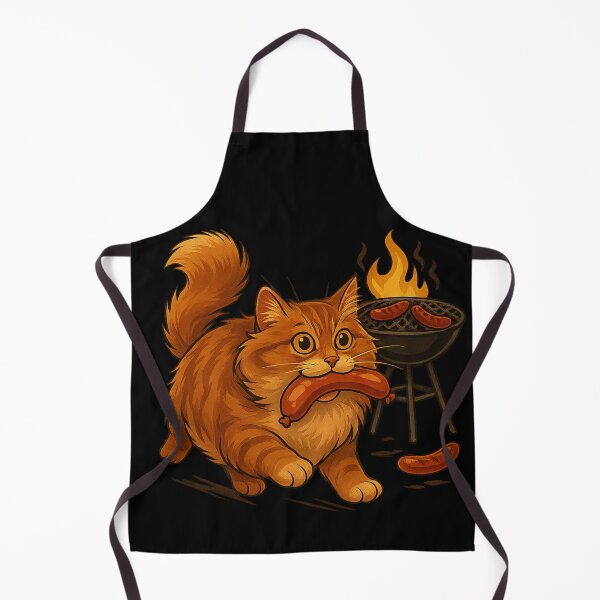 Item preview, Chonky Cat Stole the Sausages designed and sold by I AM BRO.