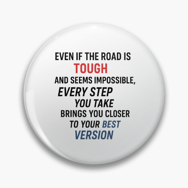 Item preview, Every Step to Your Best Version – Motivational Quote designed and sold by BeenSavage.