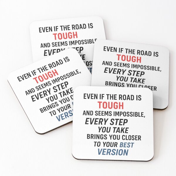 Item preview, Every Step to Your Best Version – Motivational Quote designed and sold by BeenSavage.