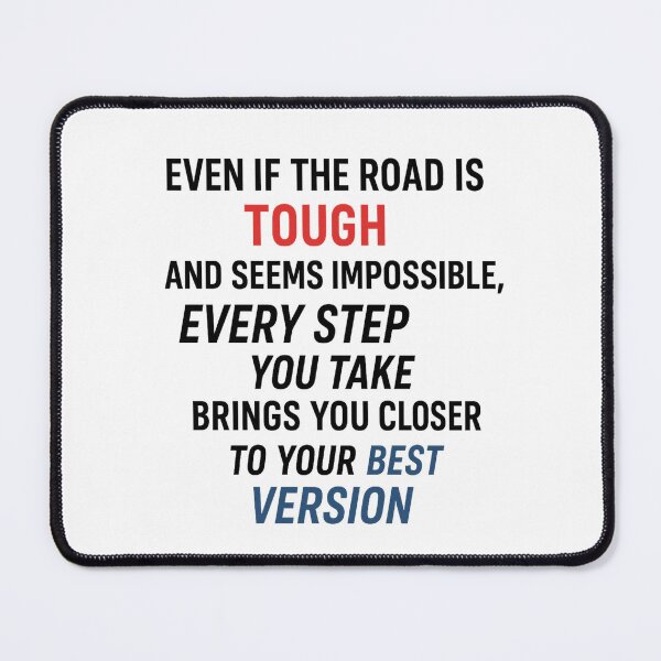 Item preview, Every Step to Your Best Version – Motivational Quote designed and sold by BeenSavage.