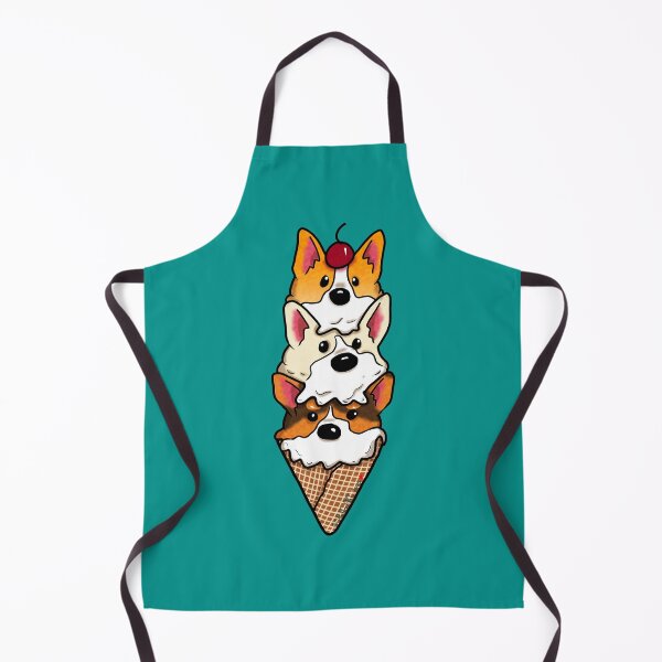 Item preview, 3 Scoop Ice Cream Corgis designed and sold by SPufferART.