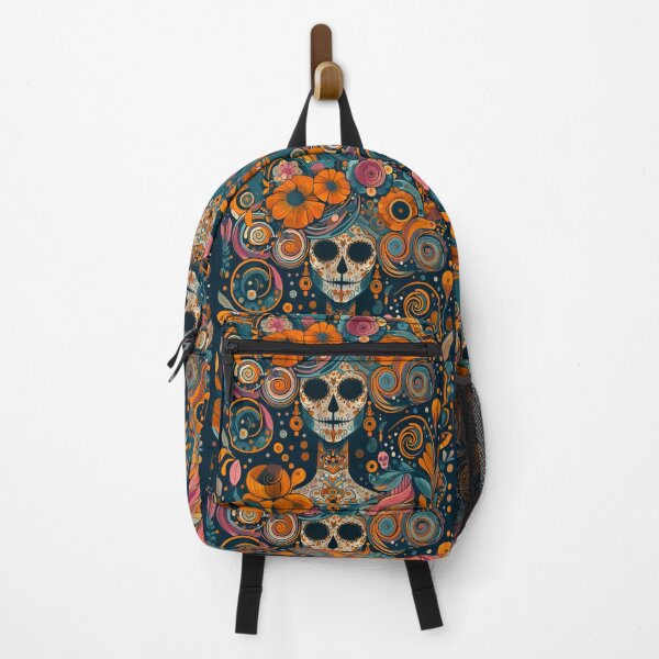 Item preview, Colorful Catrina Illustration - Vibrant Day of the Dead Art designed and sold by  Ojo de Lilith.