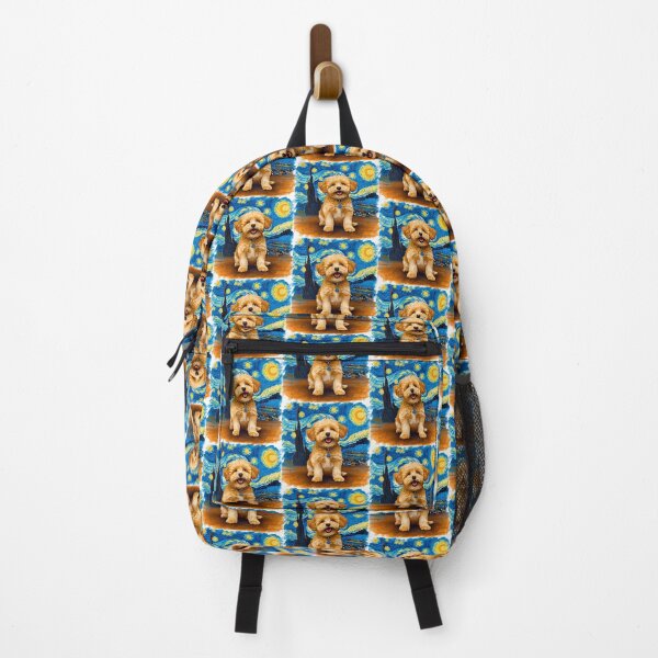 Item preview, Maltipoo Starry Night Crayon Art – Whimsical Dog Lover Masterpiece designed and sold by Fredster1966.