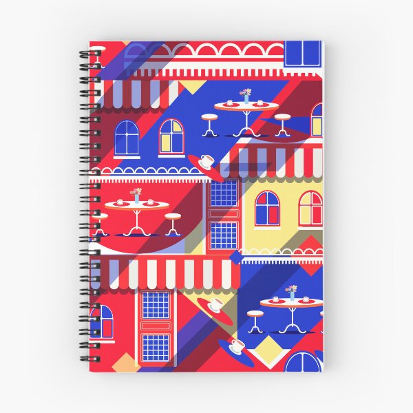Item preview, Parisian Street Café Abstract Contemporary Art Cityscape Poster designed and sold by sofiartmedia.