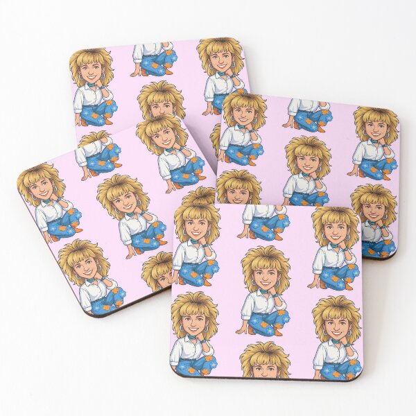 Item preview, Debbie Gibson Bobblehead Die-Cut Sticker designed and sold by CleverCulture.
