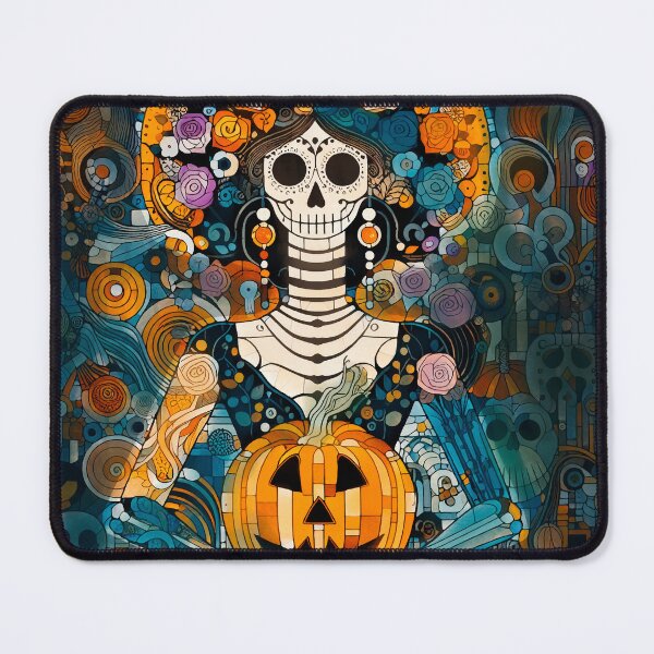Item preview, Colorful Catrina Illustration - Vibrant Day of the Dead Art designed and sold by  Ojo de Lilith.