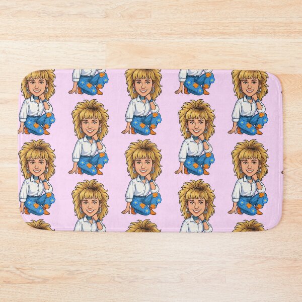 Item preview, Debbie Gibson Bobblehead Die-Cut Sticker designed and sold by CleverCulture.