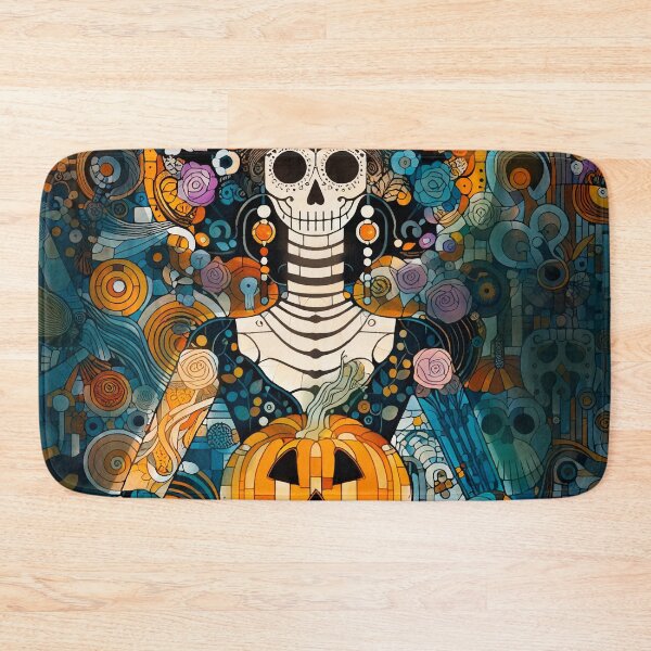 Item preview, Colorful Catrina Illustration - Vibrant Day of the Dead Art designed and sold by  Ojo de Lilith.