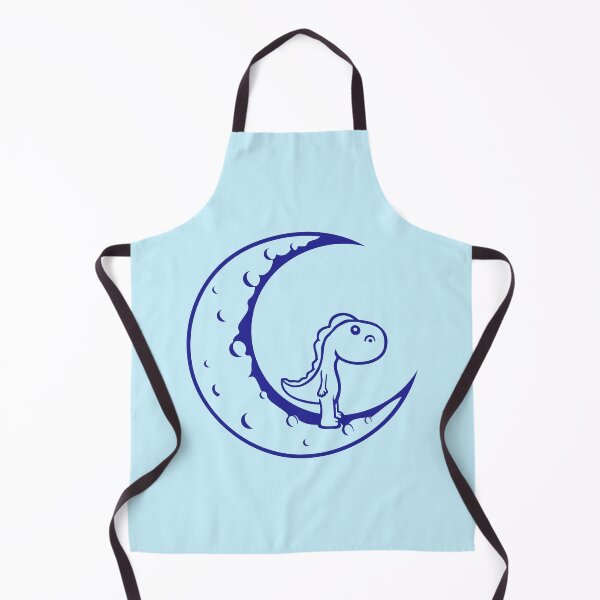 Item preview, Dino Half Crescent Moon Round Night Cute Dinosaur designed and sold by shirt-o-mat.