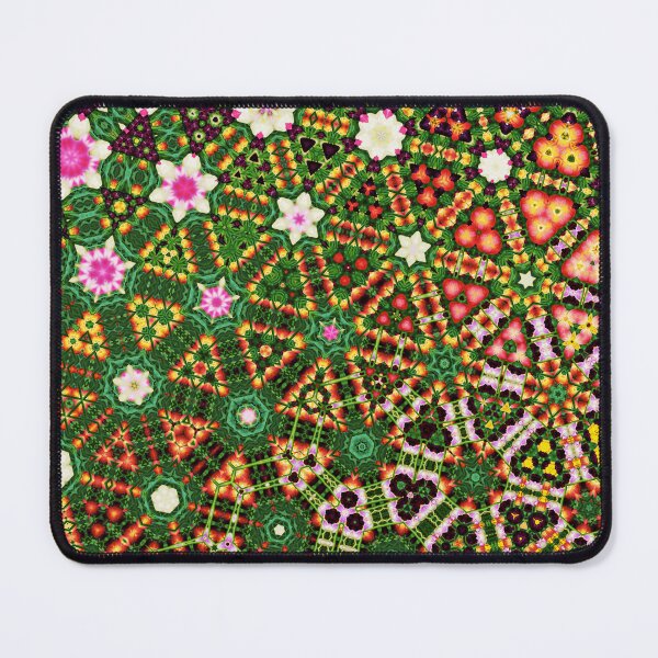 Item preview, Colorful pink, green, bright yellow repeating patterns designed and sold by Crobin1961.