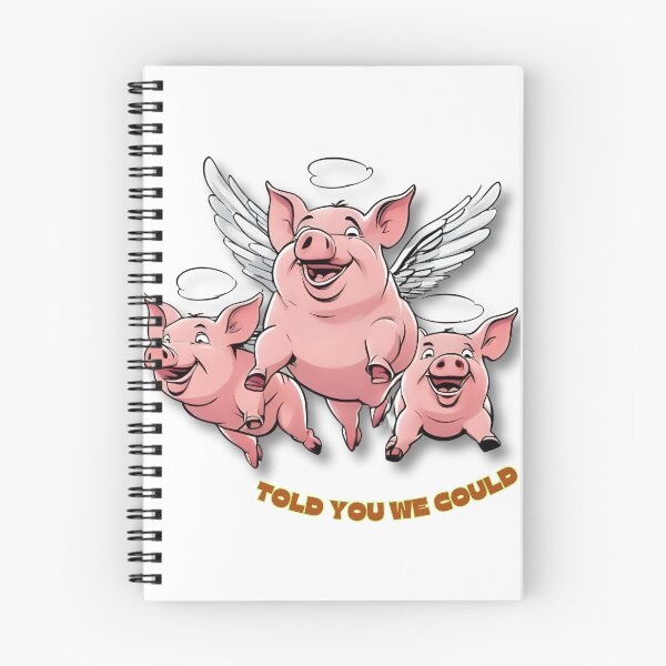 Item preview, Pigs Can Fly! designed and sold by Slum-Alley.