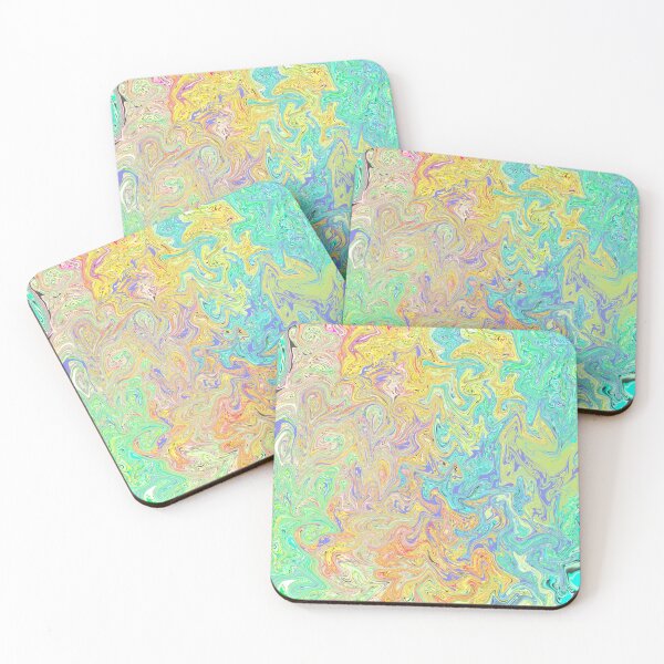 Item preview, Summer colors abstract pattern designed and sold by Lines-dots.