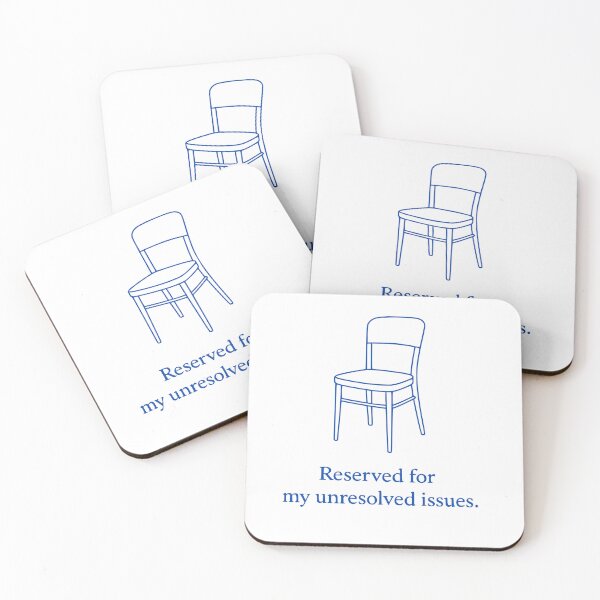 Item preview, The Empty Chair – Gestalt Therapy Minimalist Design designed and sold by GestaltTees.