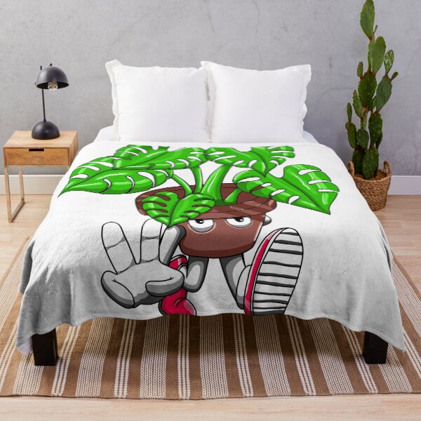 Item preview, Cool Monstera Plant Cartoon Character designed and sold by mikemike33.