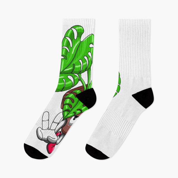 Item preview, Cool Monstera Plant Cartoon Character designed and sold by mikemike33.