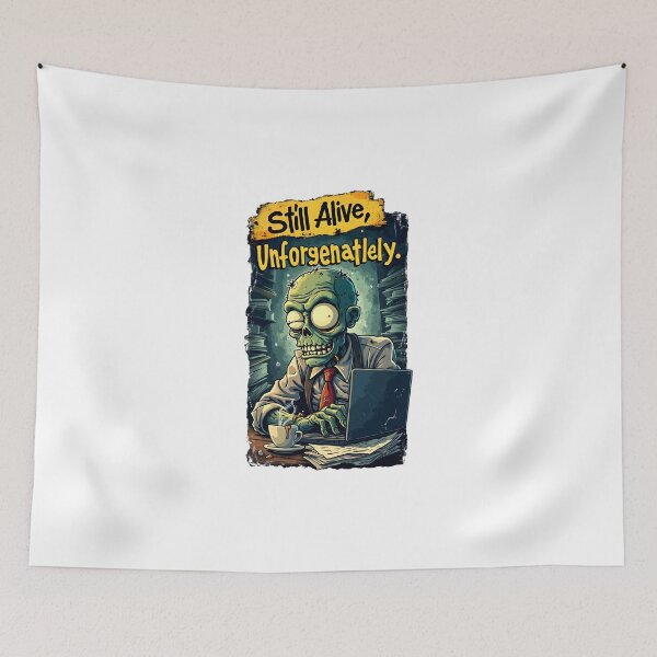 Item preview,  Zombie Office Worker designed and sold by Dazzle-Sizzle.