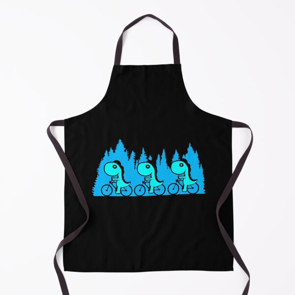 Item preview, 3 Dino Bicycle Bike Tour Rider Trees Nature Forest Team designed and sold by shirt-o-mat.