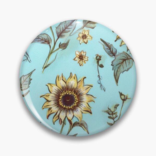 Item preview, vintage style sunflowers designed and sold by Nice-patterns.