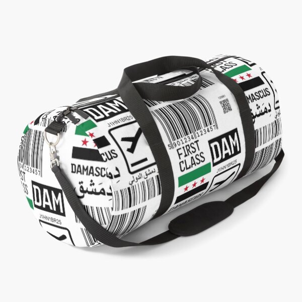 Artikelvorschau, Gepäckanhänger/Ticket für den Flughafen Damaskus, Syrien entworfen und verkauft von Travellerz.