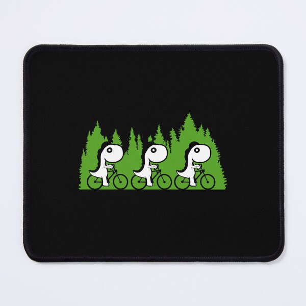Item preview, 3 Dino Bicycle Bike Tour Rider Trees Nature Forest Team designed and sold by shirt-o-mat.