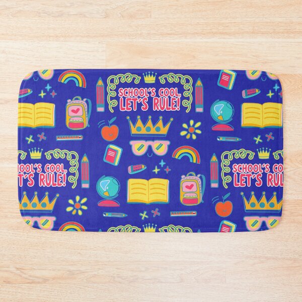 Item preview, School’s cool let’s rule! Motivation quote Hand Drawn Back to School designed and sold by sofiartmedia.