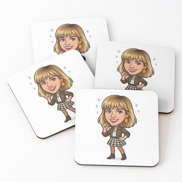 Item preview, Debbie Gibson Bobblehead Die-Cut Sticker designed and sold by CleverCulture.