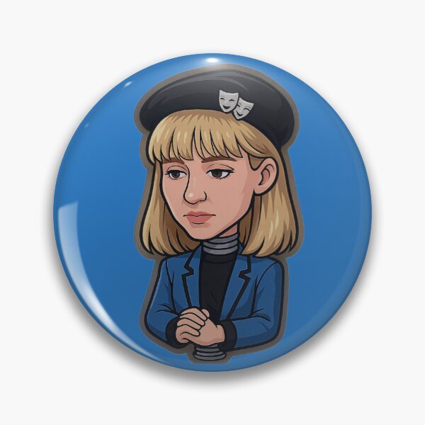 Artikelvorschau, Debbie Gibson Wackelkopf-Aufkleber, gestanzt entworfen und verkauft von CleverCulture.