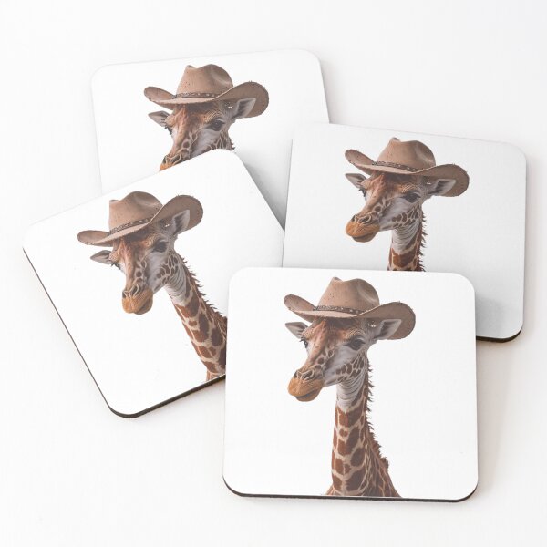 Item preview, Giraffe Cowboy Hat Happy Balloons Celebrations Cute  designed and sold by CheeseBlueprint.