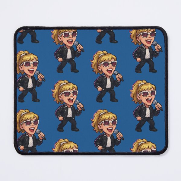 Item preview, Debbie Gibson Bobblehead Die-Cut Sticker designed and sold by CleverCulture.