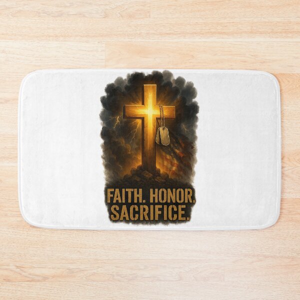 Item preview, FAITH. HONOR. SACRIFICE. designed and sold by Canvations.