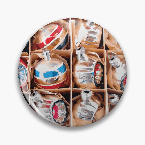 Item preview, Box of Vintage Christmas Ornaments designed and sold by Unkie Monkie Studios.