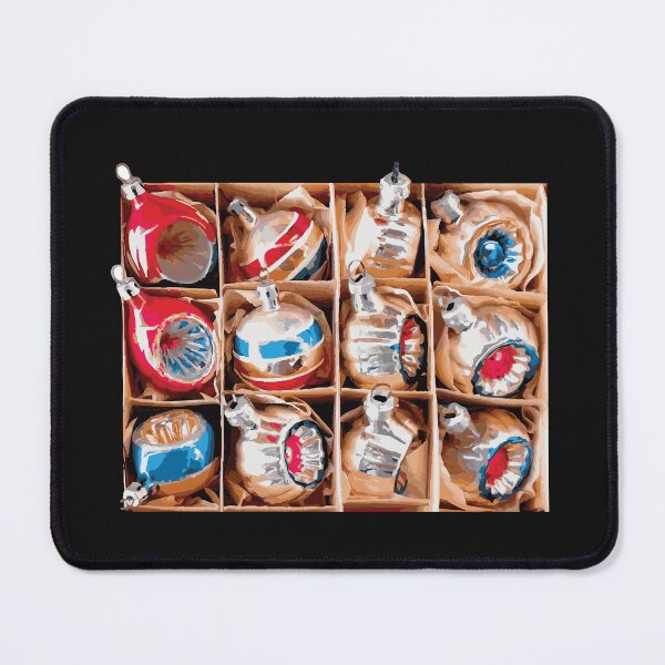 Item preview, Box of Vintage Christmas Ornaments designed and sold by Unkie Monkie Studios.