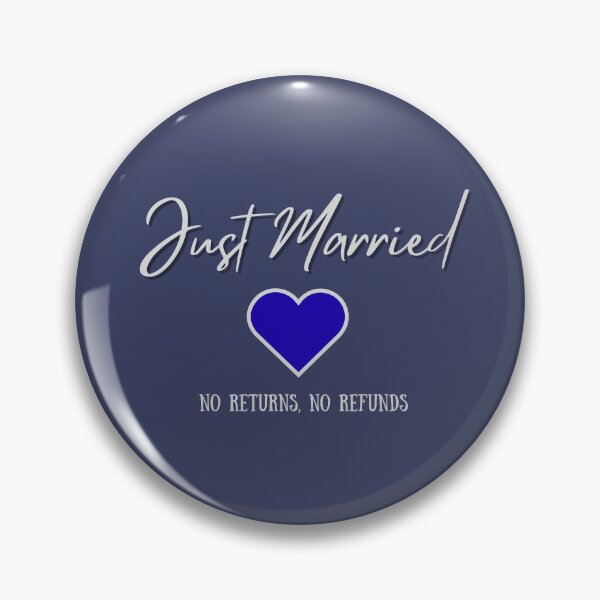 Item preview, Just Married No Returns No Refunds designed and sold by Printessive Designs.